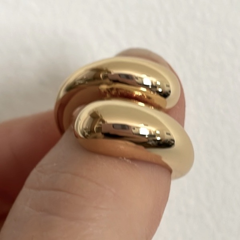 House Of Harlow 1960 14K Gold Plated Chunky Ring - Picture 8 of 8